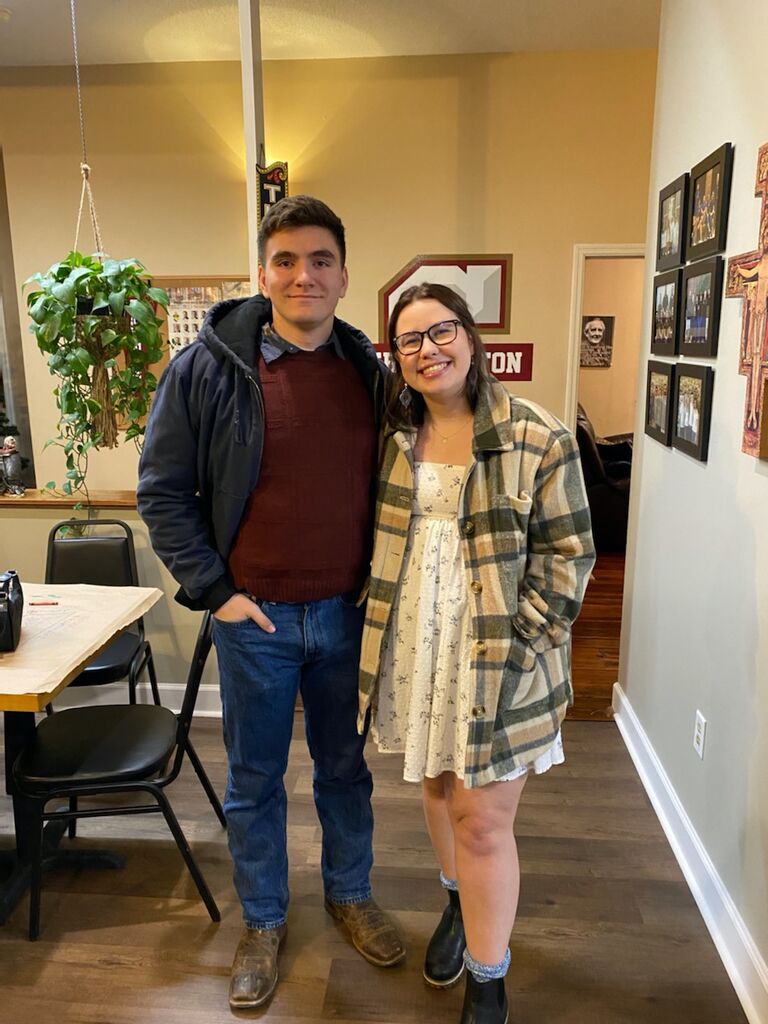 The bet was complete, with drinks being paid for by the losing friend, for Sean and Haley. This 1 month anniversary was where Sean and Haley said they loved each other for the first time, and shared their first kiss.