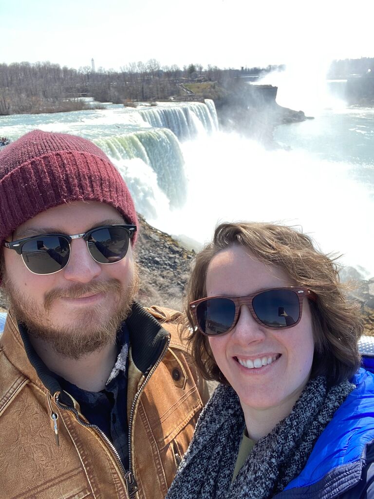 For our second anniversary, we went to Niagara Falls for a weekend getaway.