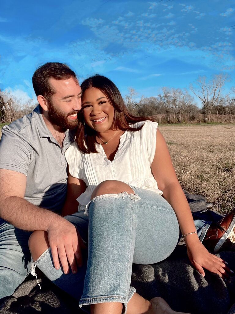 Our 5 year anniversary.  Fun Fact: we took this picture on a tripod in 3 tries 