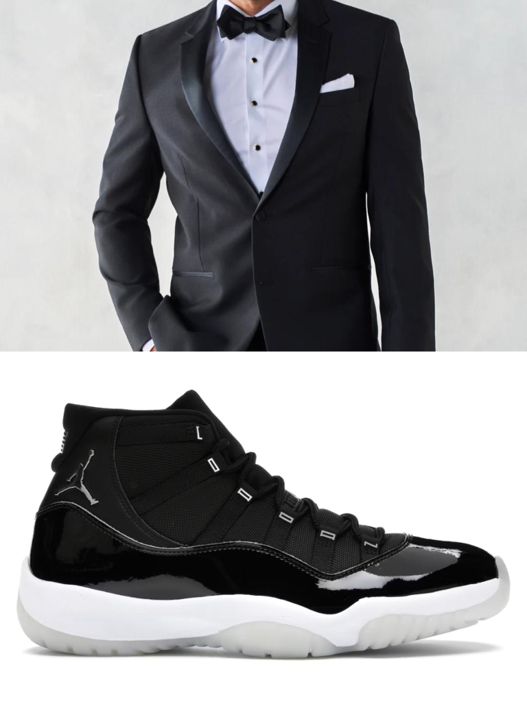 Tuxedo jordans fashion