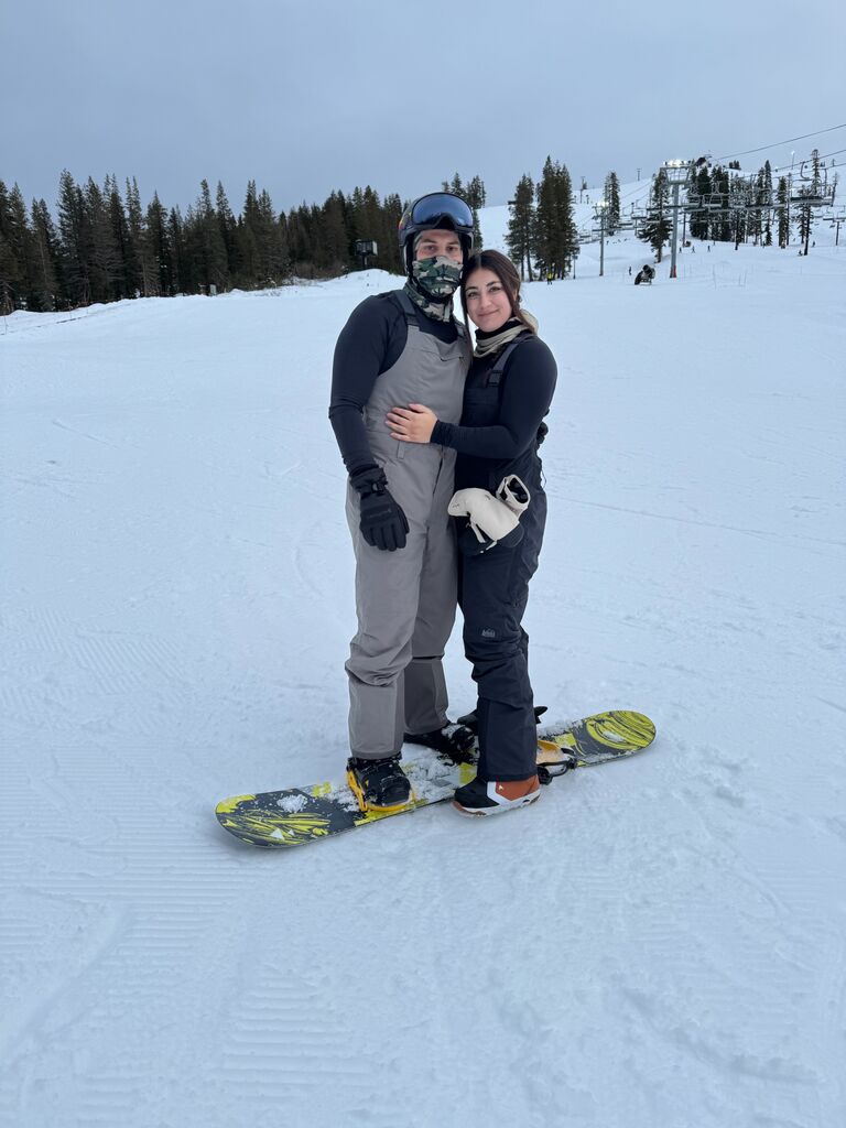 Attempting a new sport together!