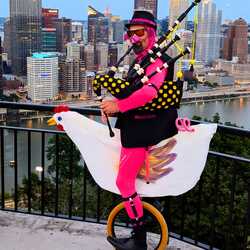 Piping Thunder. Off-the-Wall Bagpiping Unicyclist, profile image