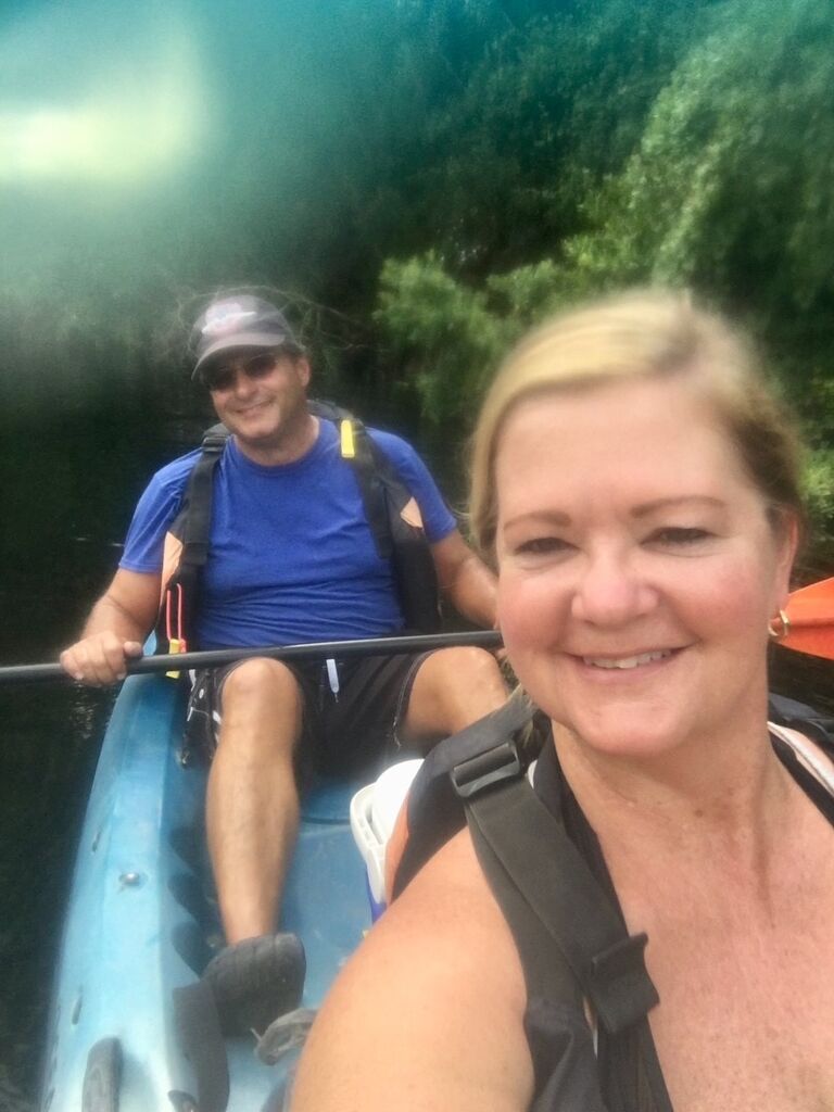 Kayaking at Weeki Wachee Springs State Park, Weeki Wachee, FL.