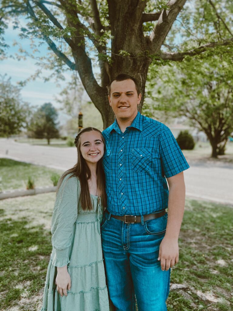 We went to Emma's family's church in Andale. 