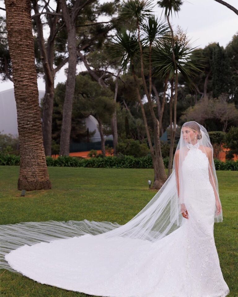 Sofia Richie's wedding dress photo