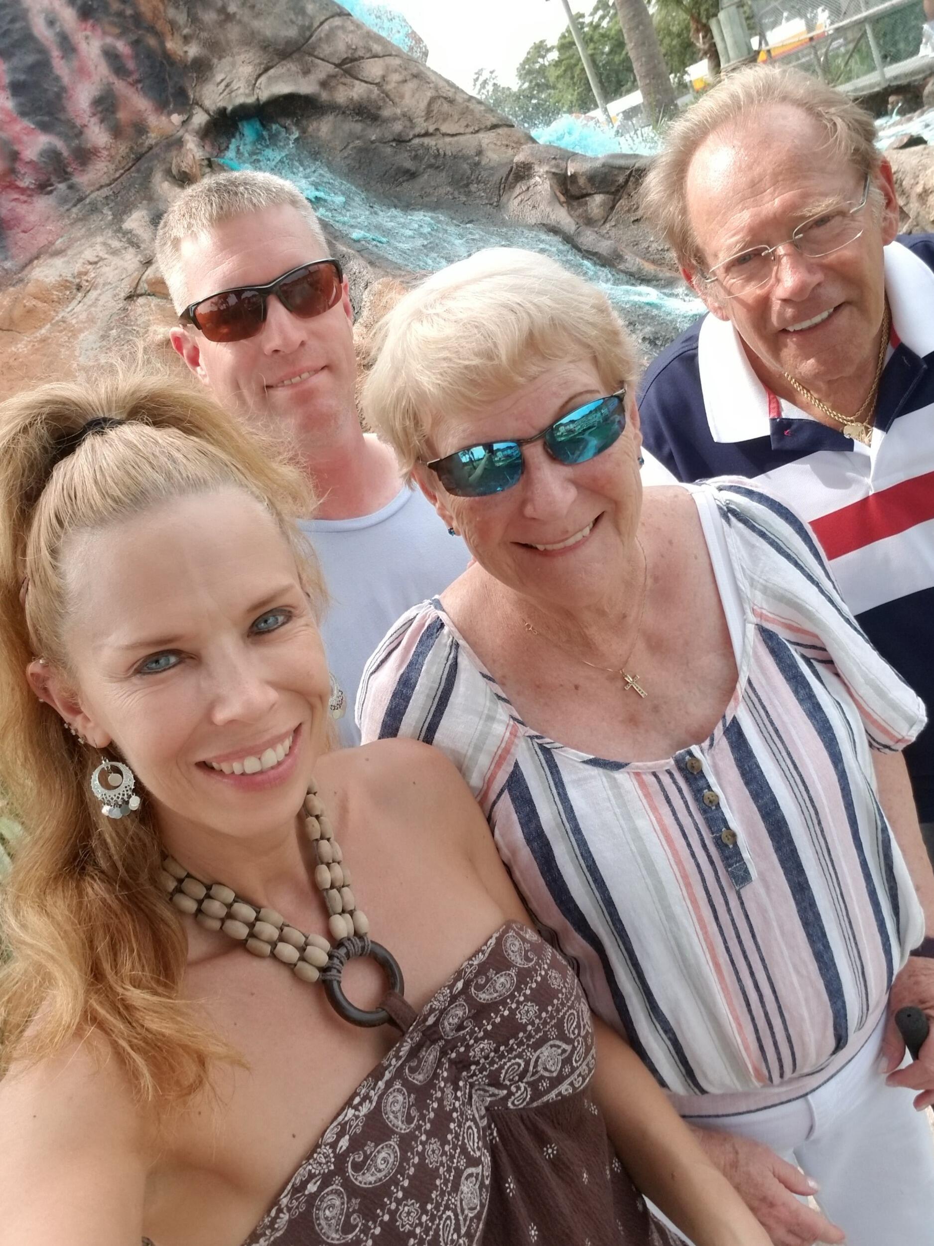 This is a busy season for Eric, aerating and seeding lawns. But over Labor Day weekend he took the time to go to Myrtle Beach, SC, with me to visit my parents for the first time! Of course my parents really liked him. 