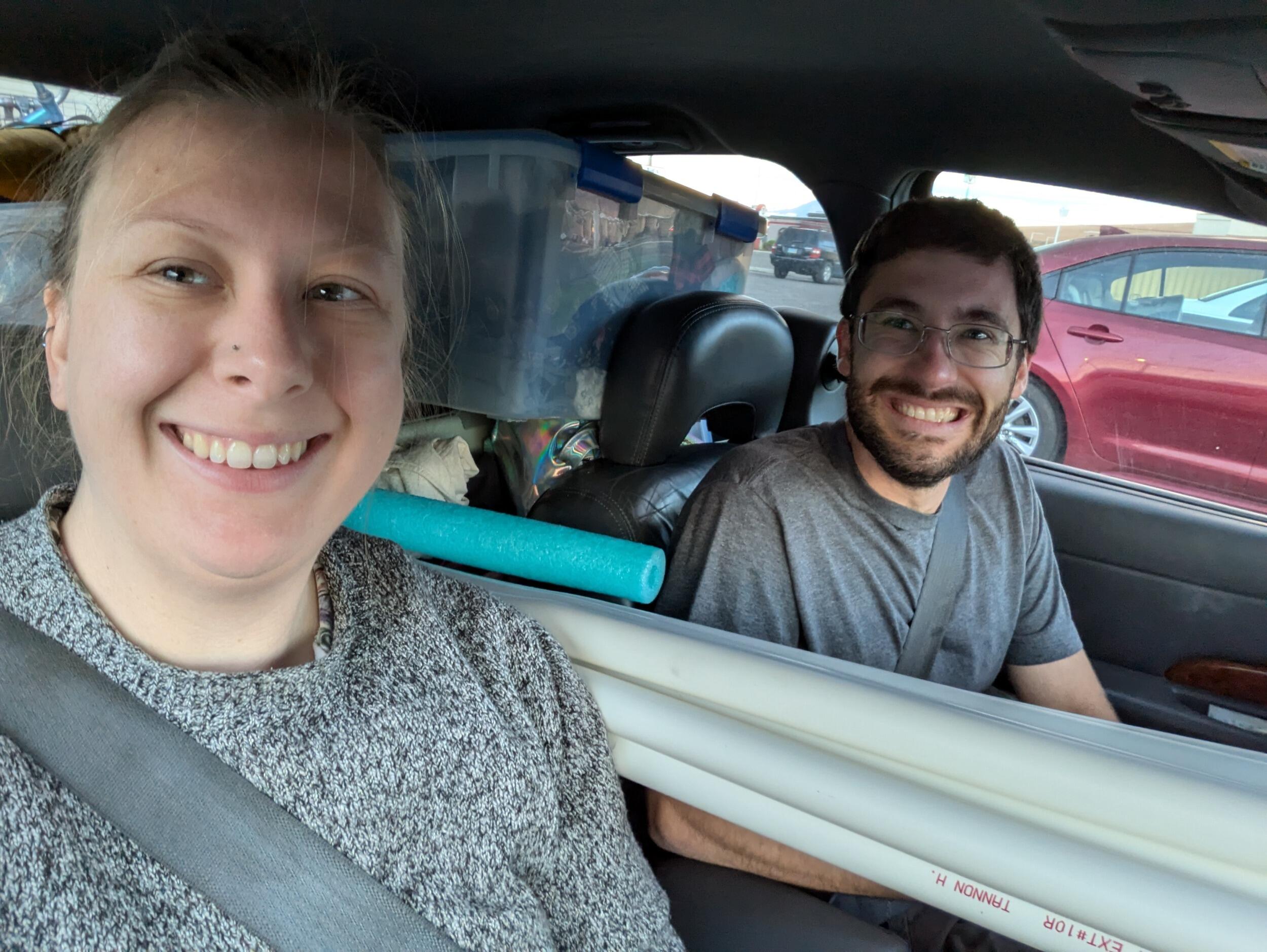 Haley and Andy off to experience Burning Man for the first time