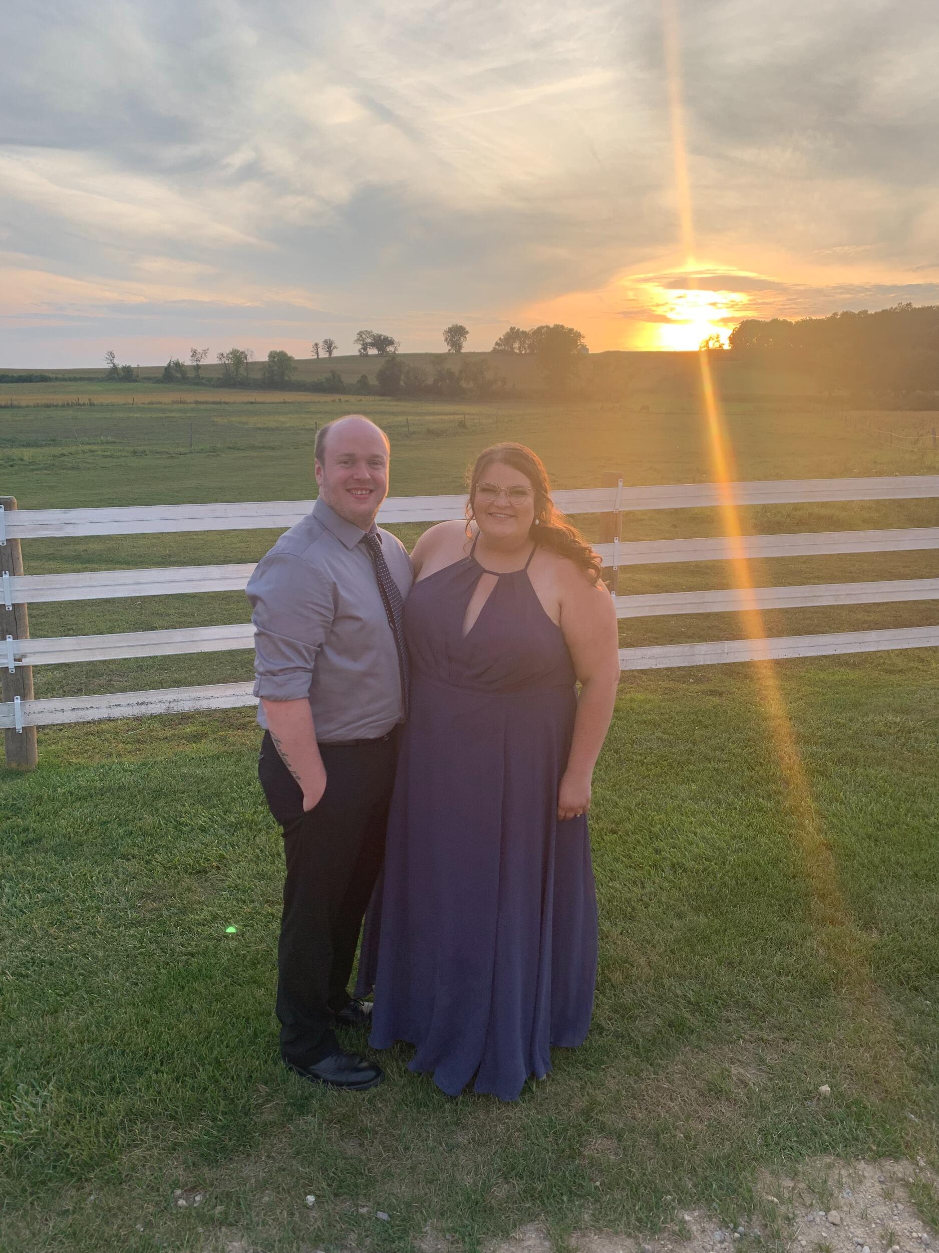 One of several weddings we've attended together! 
