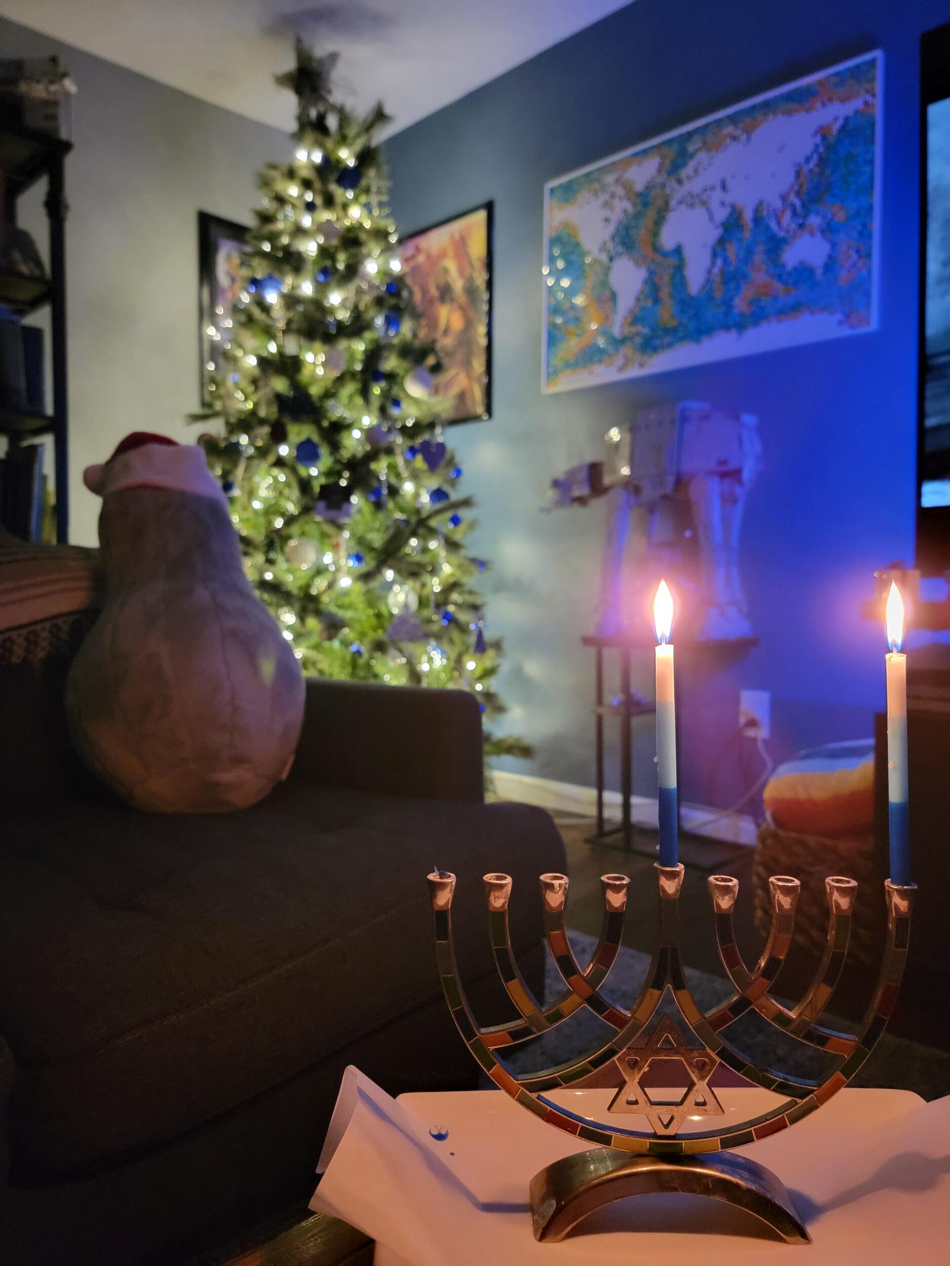 Our first Chrismukkah!