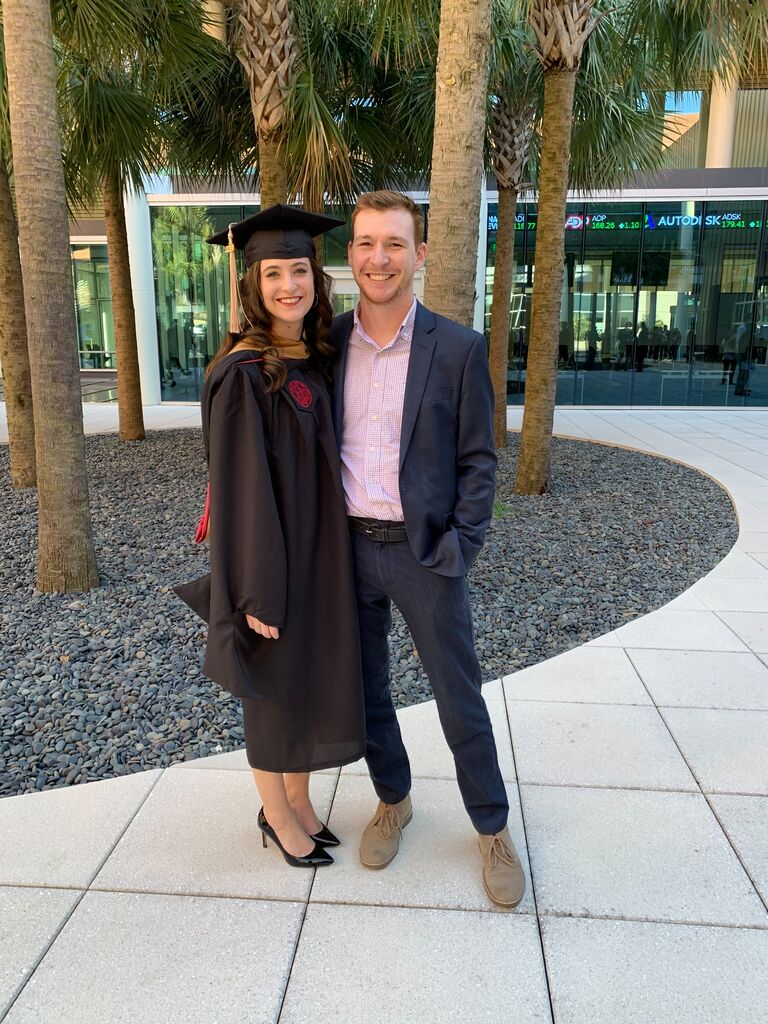 Savannah completed her MHR in 2019 and was hired by a company in Charlotte. The couple was thrilled to finally be in the same city!