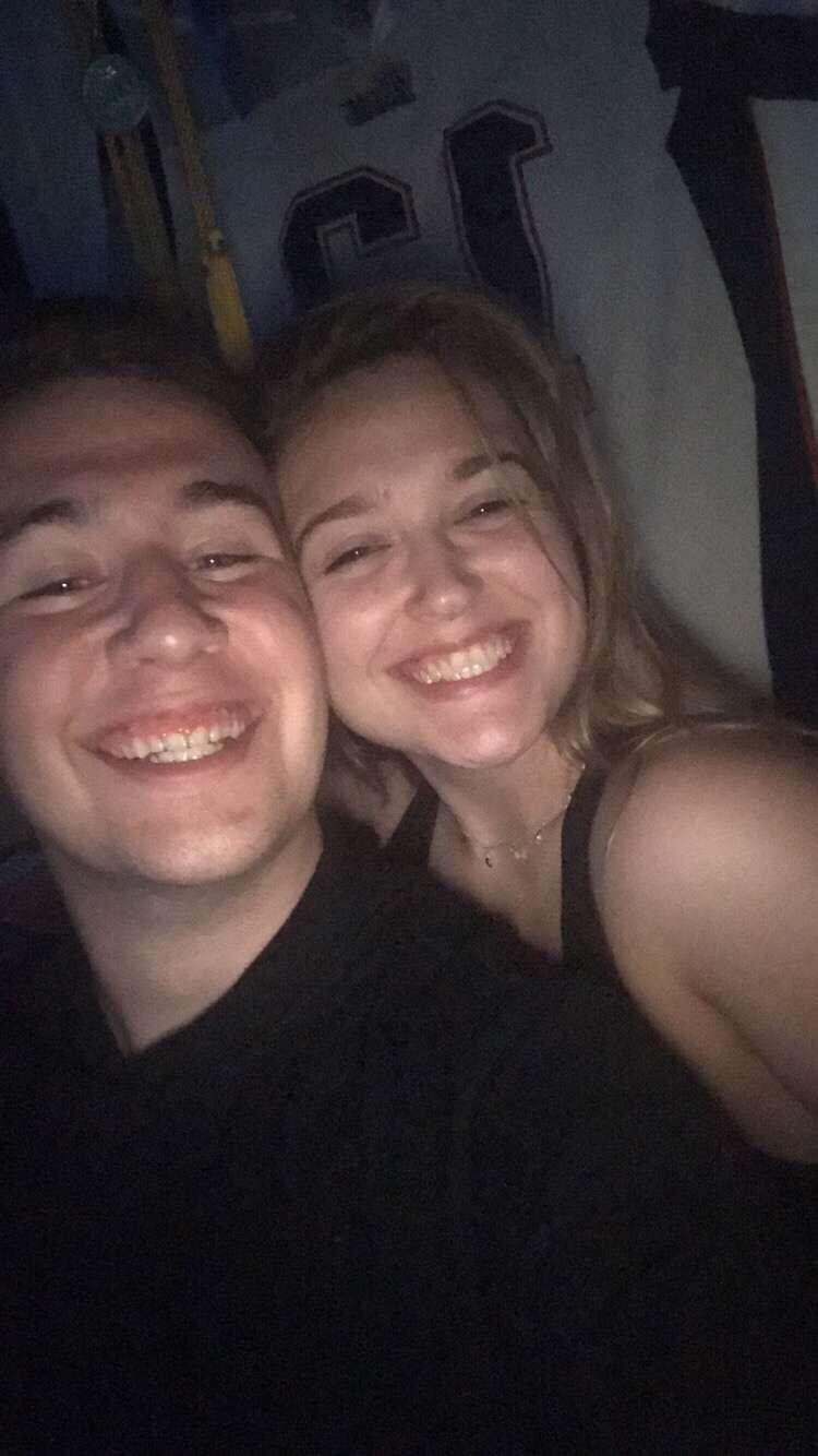Zach and Haley's first picture together.