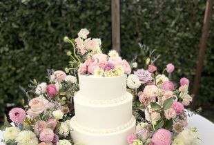 Red, Pink & White Funeral Arrangement in Vineland, NJ