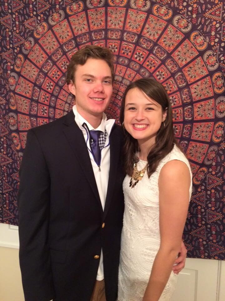 Emily and Nathan met in August 2015 when they moved into their freshman dorm, Monroe Hall, at William & Mary in Williamsburg, VA. They met at a dorm mixer during freshman orientation week. They started dating a month later, in September 2015.