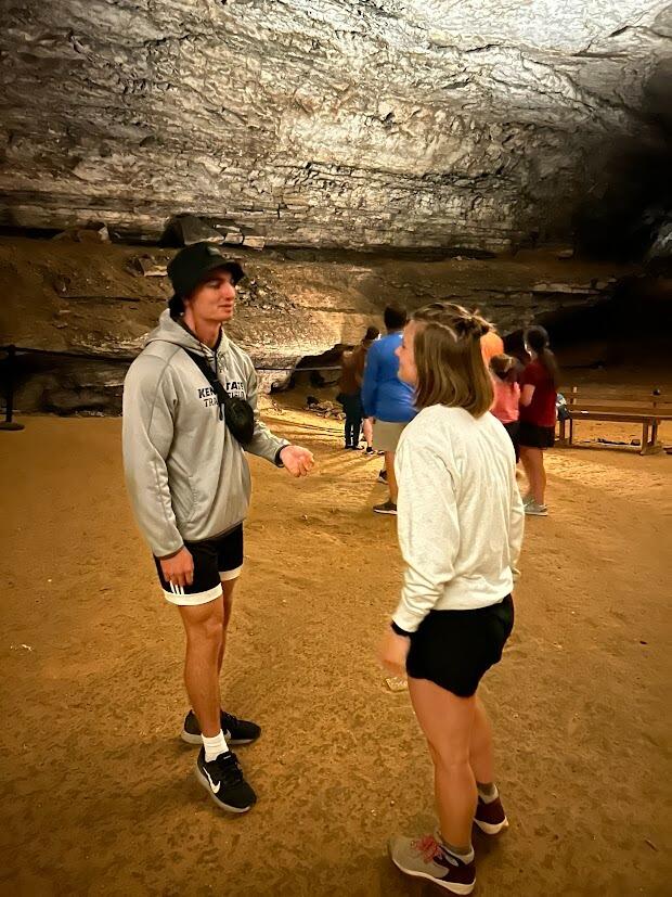 Grimm family trip to Mammoth Caves National Park. Kyle did not want to take a picture... typical, lol.