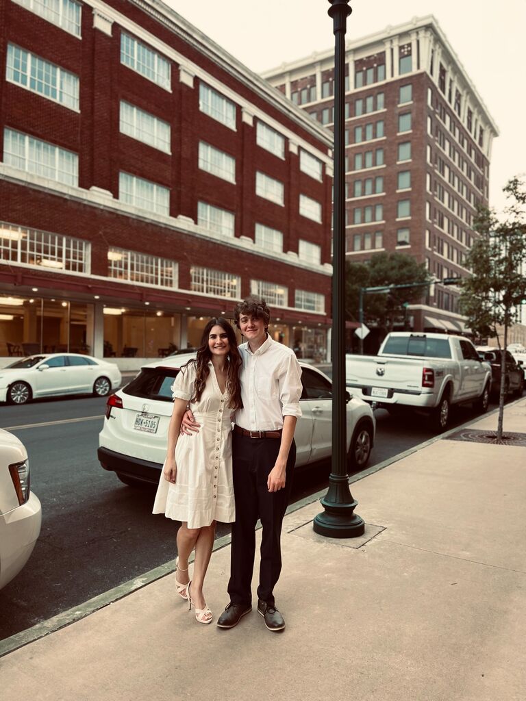 Our first real date!