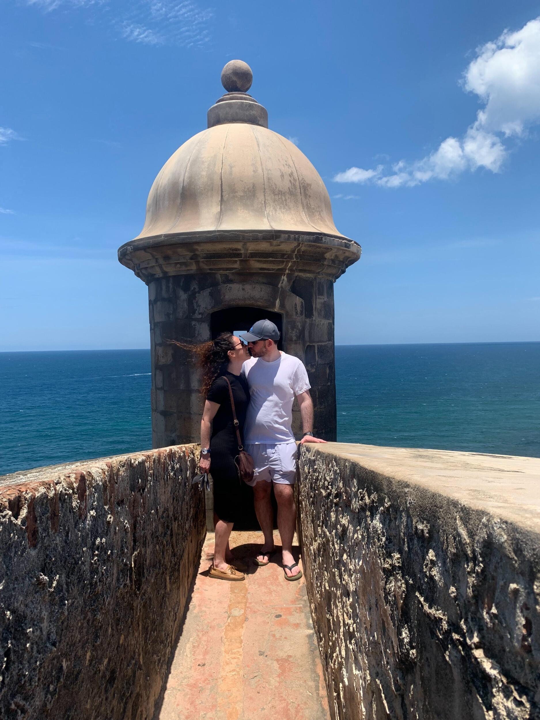 Donal proposes in San Juan, Puerto Rico.