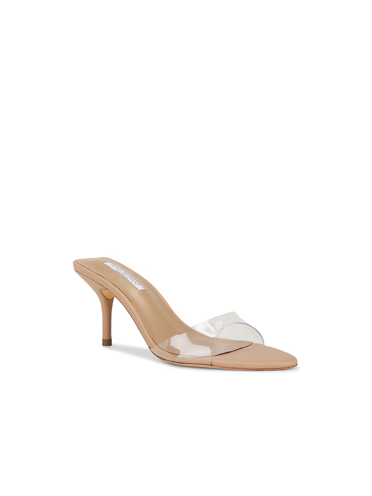 Tony Bianco clear bridesmaid heel