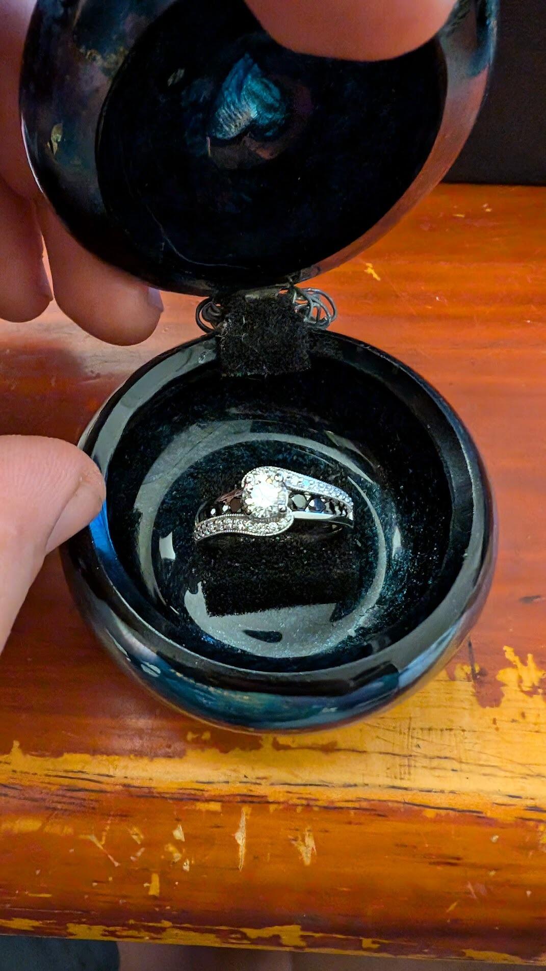 It was about time I got a ring to make this thing permanent.