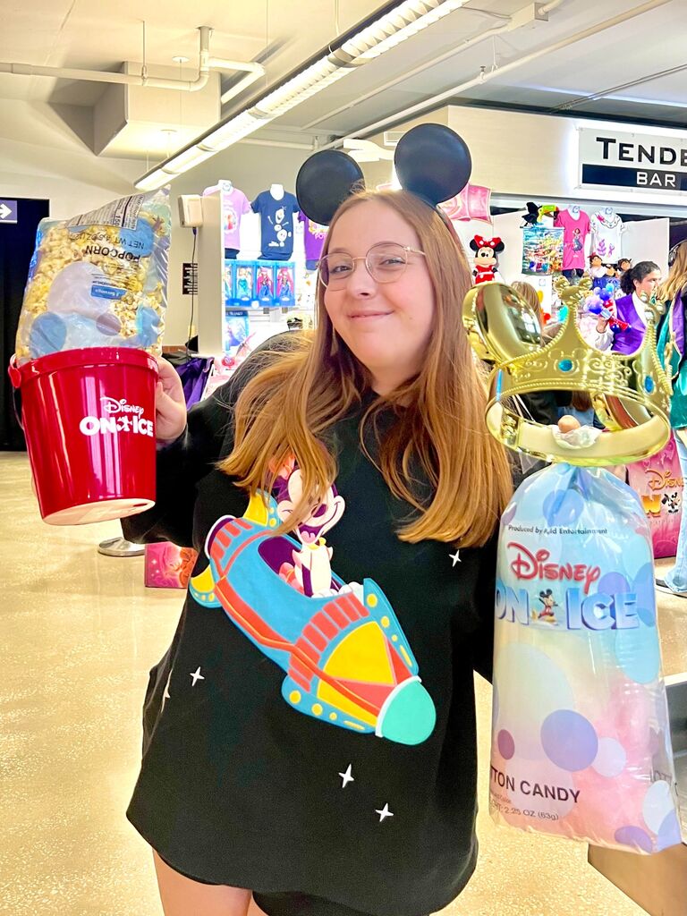 Checked Disney on Ice off of the childhood bucket list together