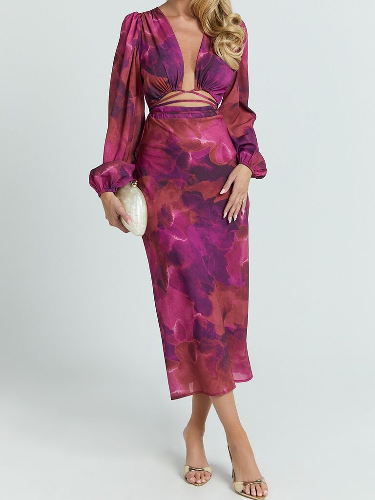 Showpo midi wedding guest dress