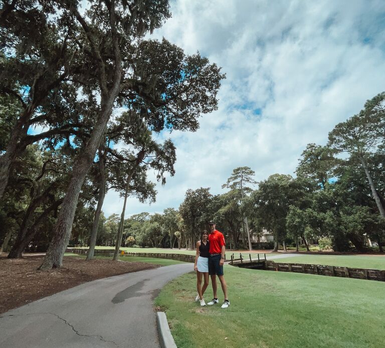 Drew and Allie head to Hilton Head to celebrate Drew's 30th! Here they are playing Harbour Town. 