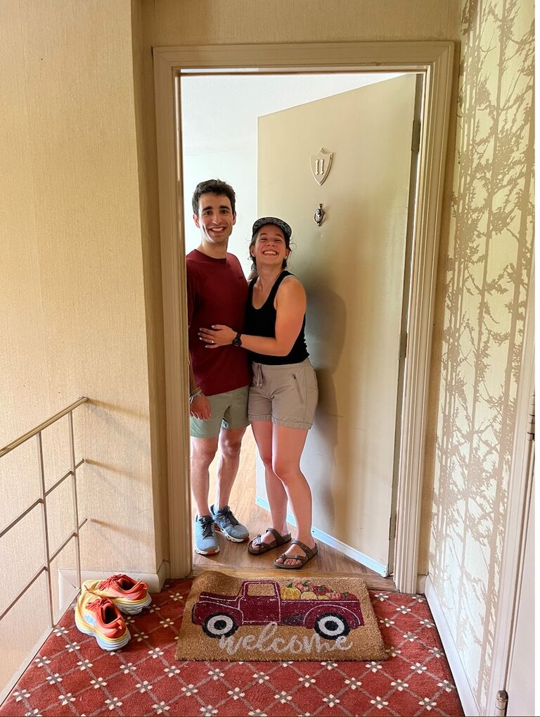 Our first home together!