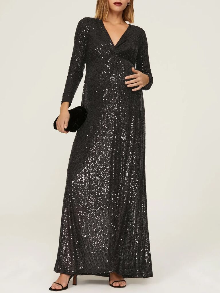 Black tie optional maternity dresses hotsell