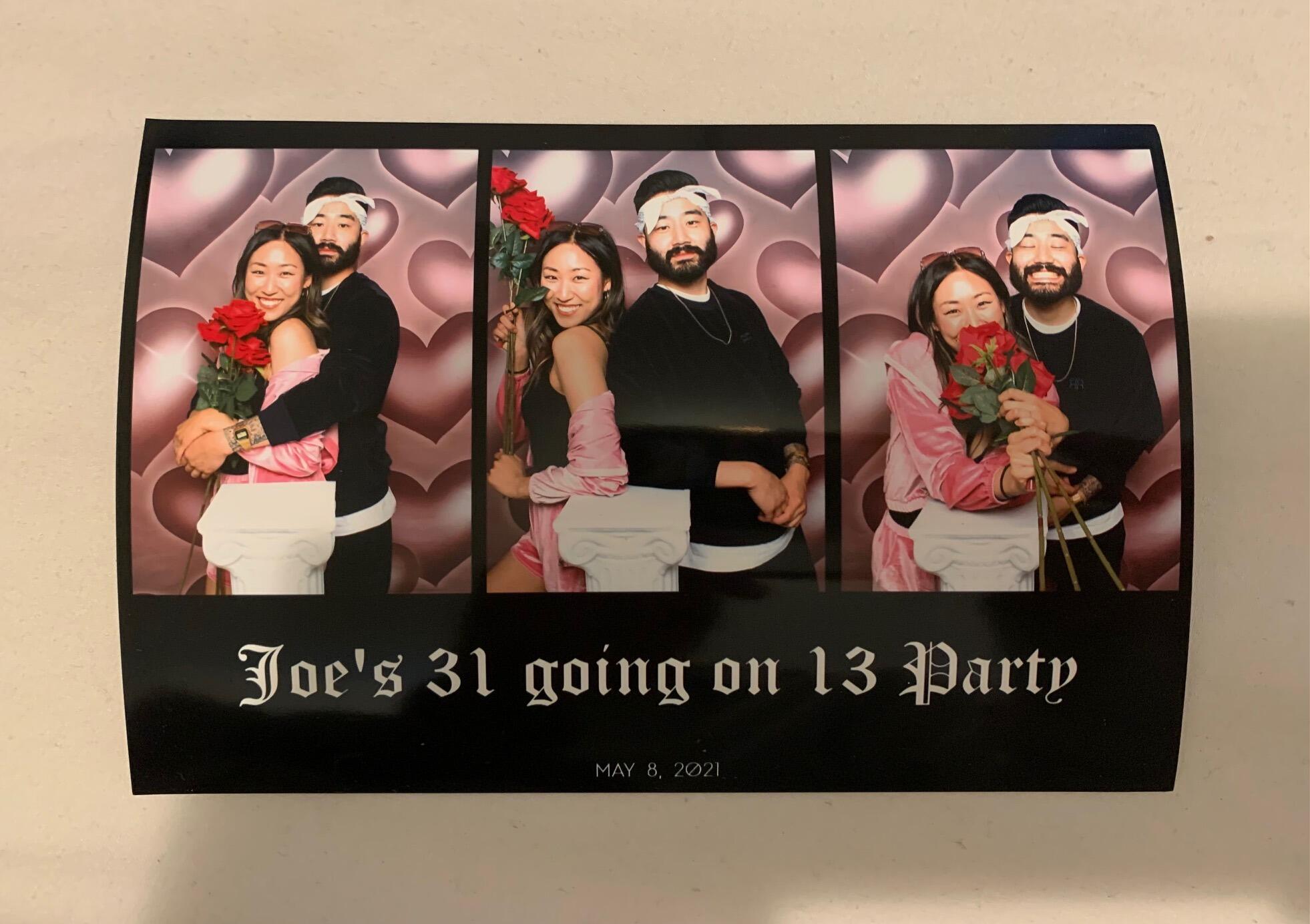 Celebrated Joe's 31st post-quarantine with all his friends. It was lit.