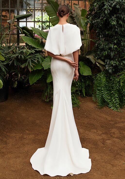 zac posen white gown