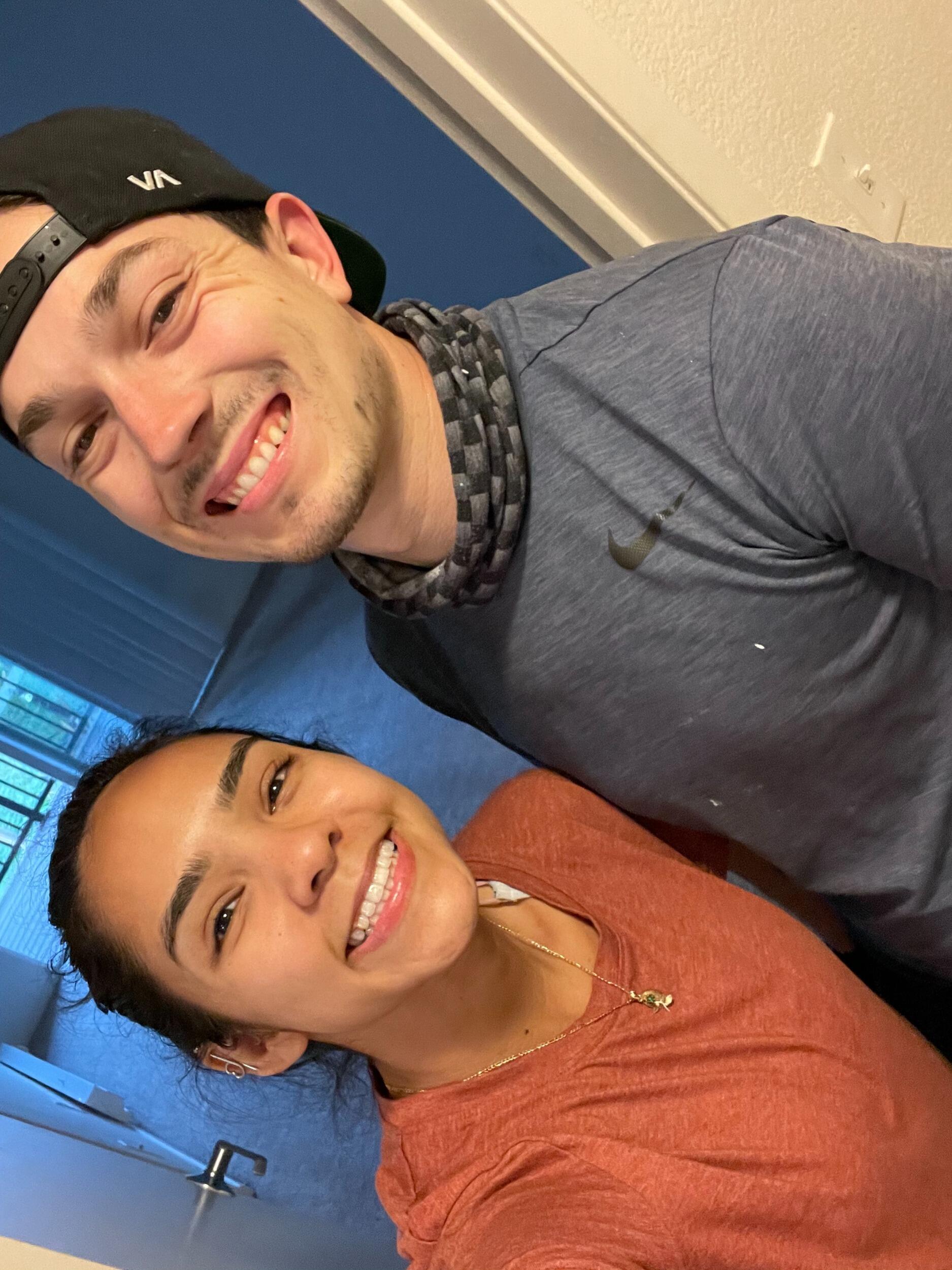Michael and Tania moved into their first apartment. 