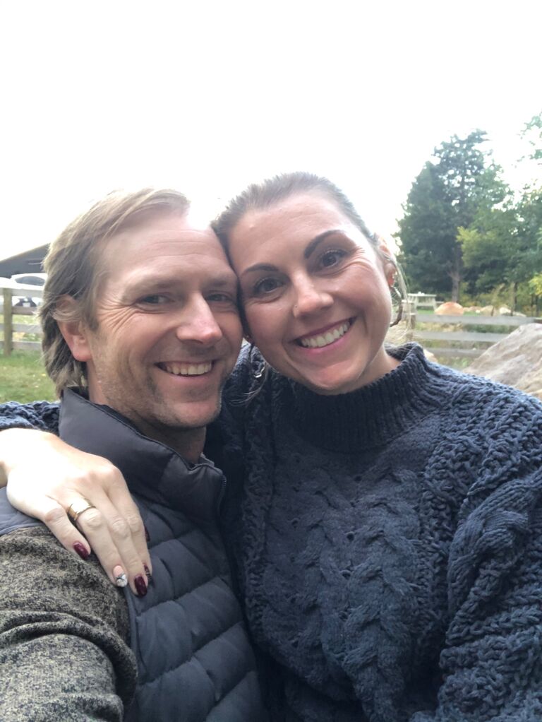 Our very first picture :) After many months of talking, some "different" dates (hey, it was COVID times!), we went public, at least on Instagram. It wasn't like we were seeing our friends or families much at this point.