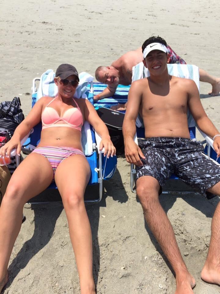 Tanner's first vacation with my family. Myrtle Beach, South Carolina 