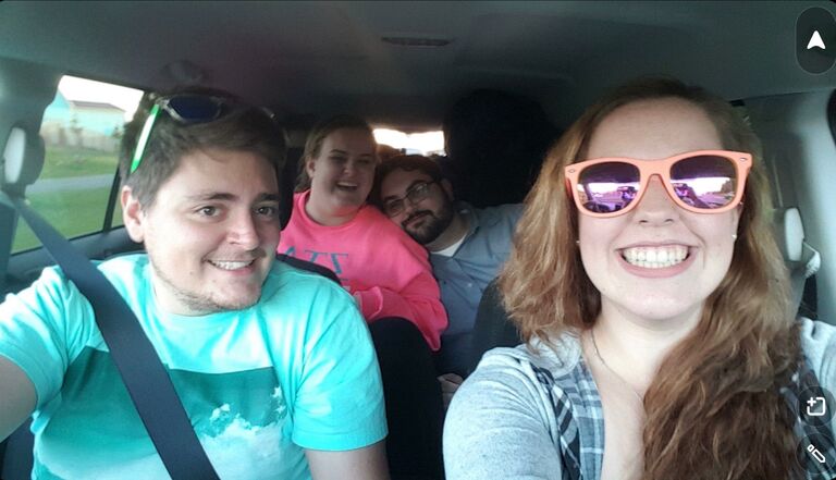 On our way to VA to go to King’s Dominion’s Hallo Nights