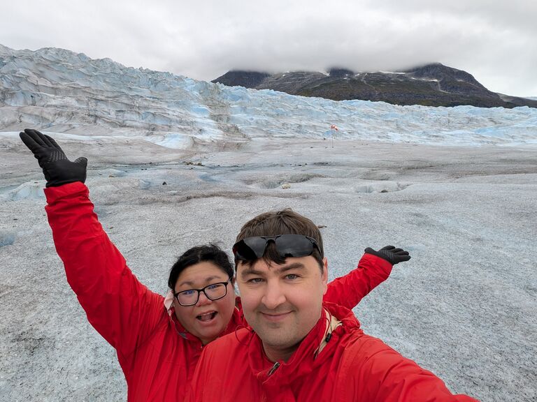 Glacial Trekking on Mendenthal Glacier