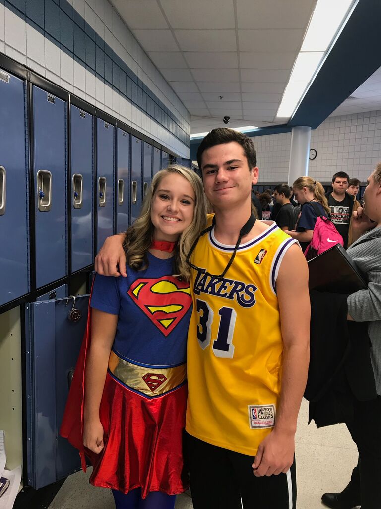 Classic school hallway picture