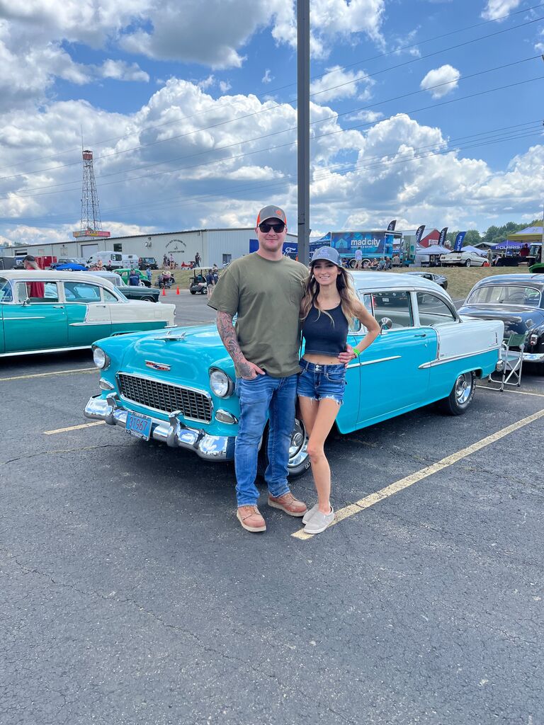 Iola Car Show together.