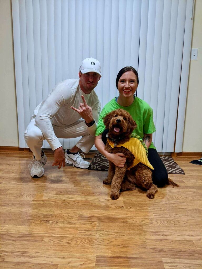 They made it through the worst of the pandemic and decided to celebrate Halloween with their little taco as salt and lime.
