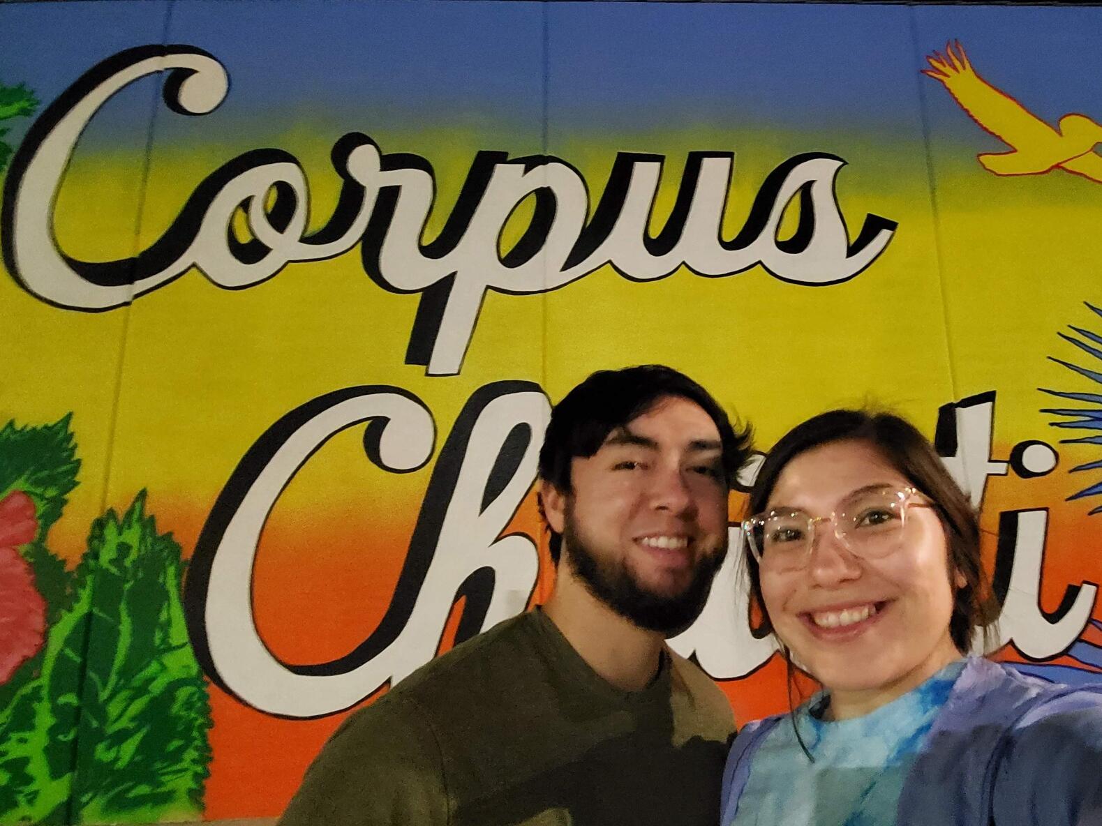 We moved in together at our first apartment in Corpus Christi!