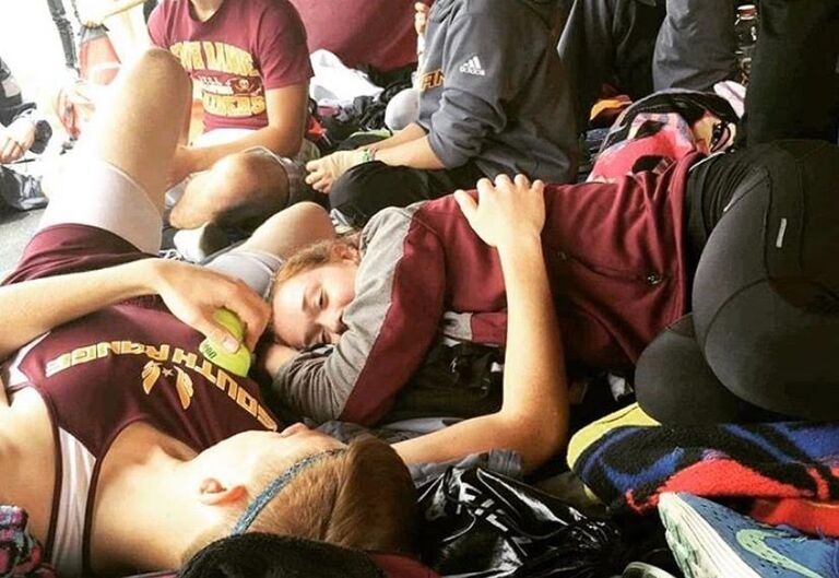 We ran track, did band and were in about every class together. He would pick me up on low days and we always had love for one another.