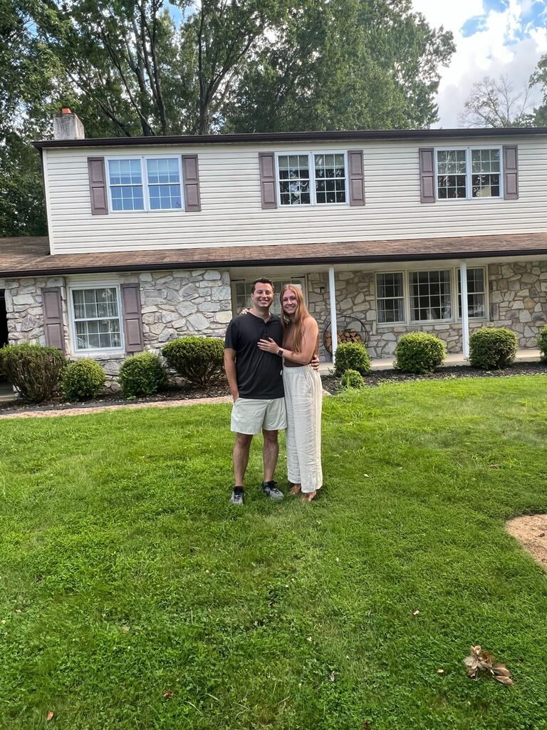 Keith and Heather settled on their first home together on August 17, 2023. They began looking for a house in December 2022 and were so excited when their offer was accepted! They immediately got to work fixing up their house.