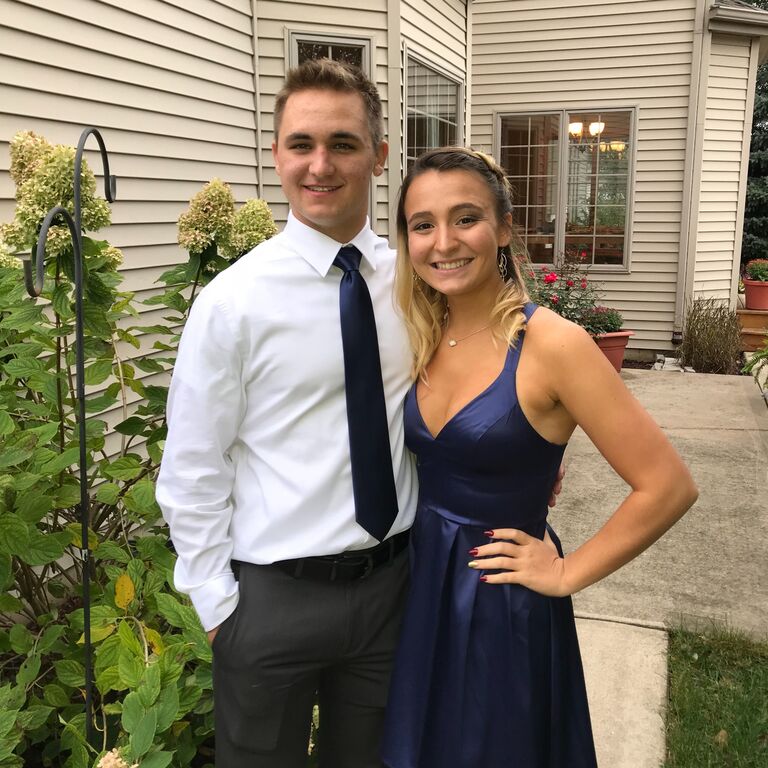 Erik came back for my senior year homecoming (more bad dance moves that night).