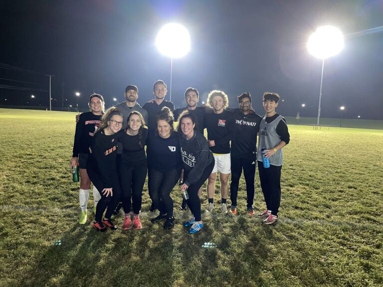 Intramural Soccer. 