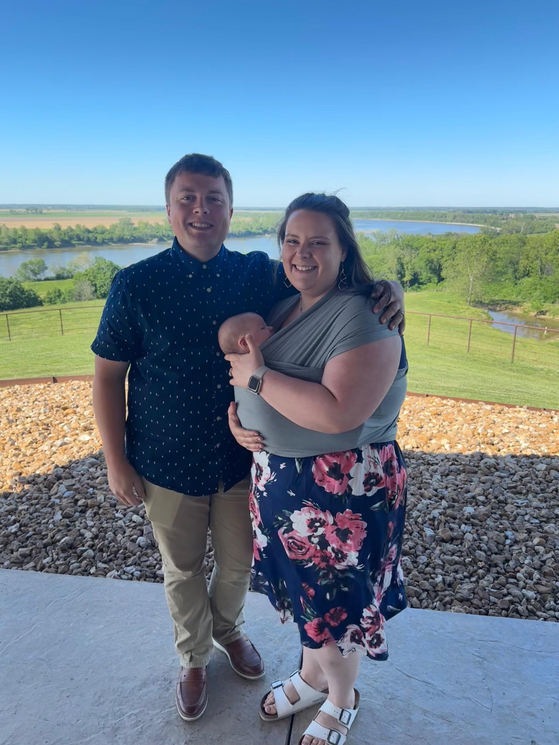 In Waverly, MO at Matthew and Emma Pieper’s wedding.