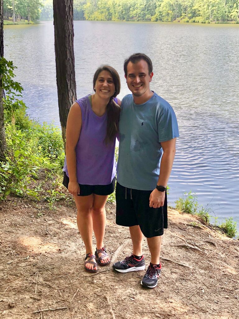 Gabi's first visit to Peachtree City, meeting Jay's family, and celebrating his bday!