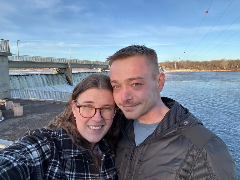Golden hour walk at Coon Rapids Dam