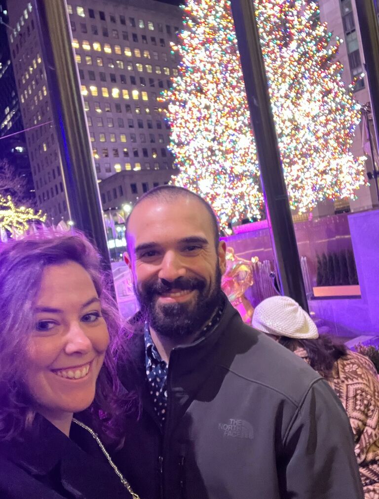 Joey tells his mom he went to see the tree with his "friend"