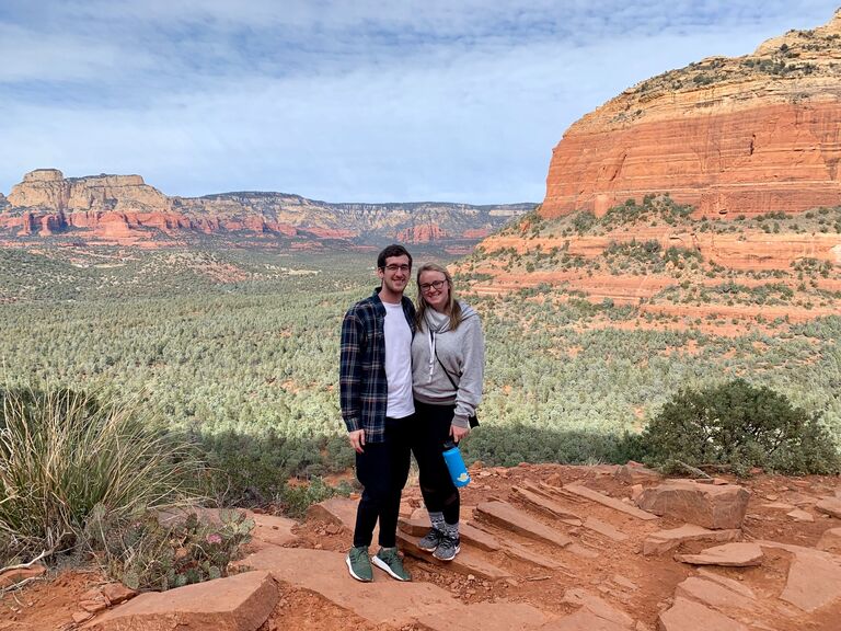 Daniel flies on an airplane for the first time ever and visits Katelyn in Arizona. They visit Flagstaff, Sedona, and AT Still University in Mesa where Daniel was applying to PT school. 