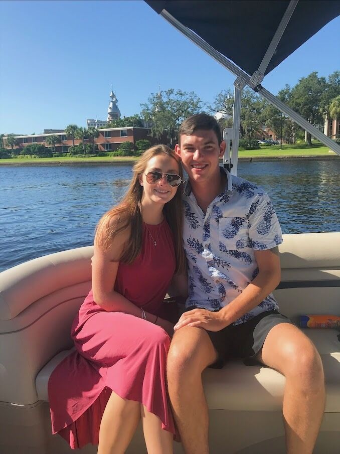 Kendra and Nathen meet in Corpus Christi, Tx.