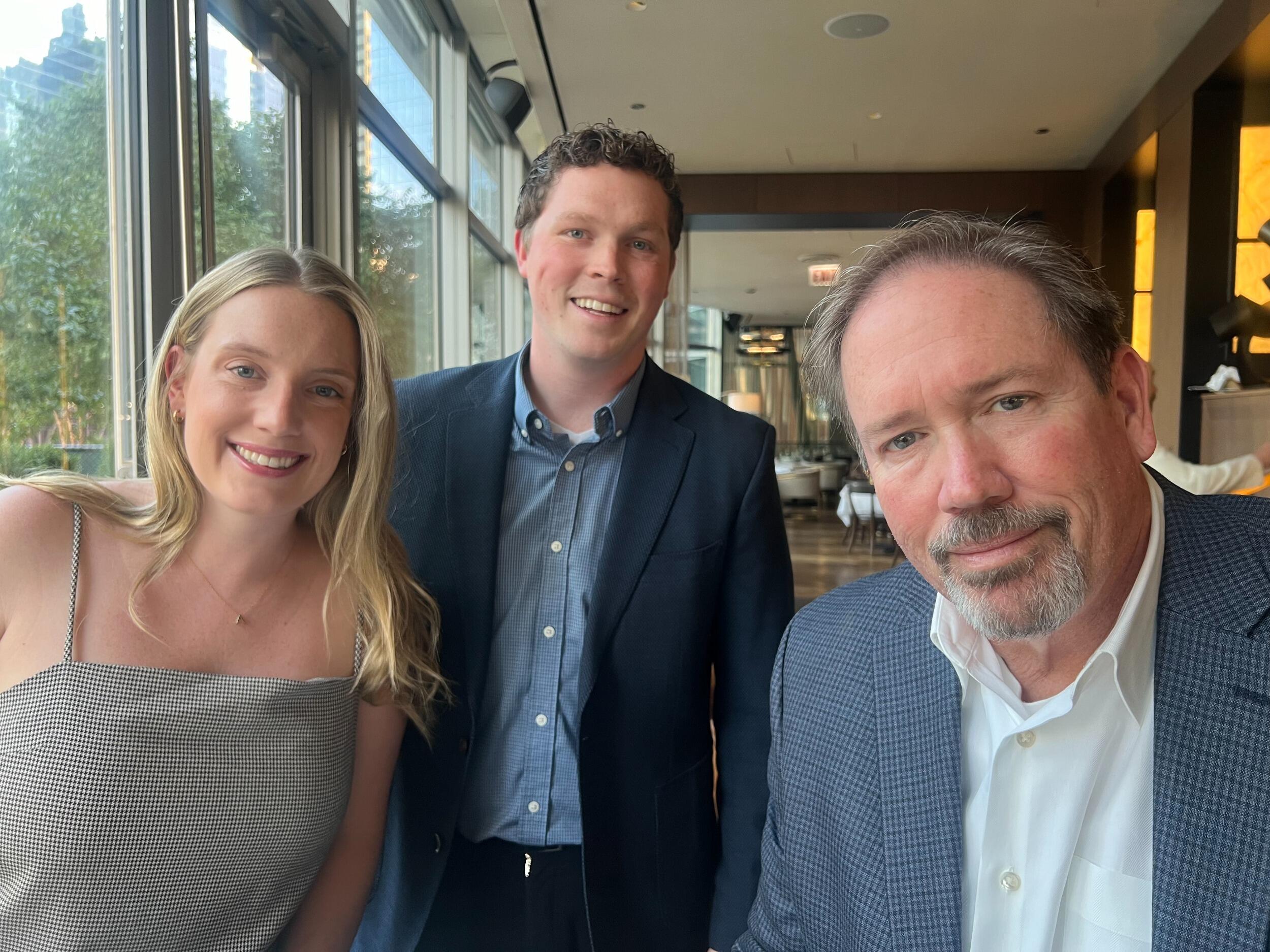Parents meet for the first time at Gibson's Italia. Let me just say, Johnny and Brian were plotting their hunting cabin by the end of the trip.