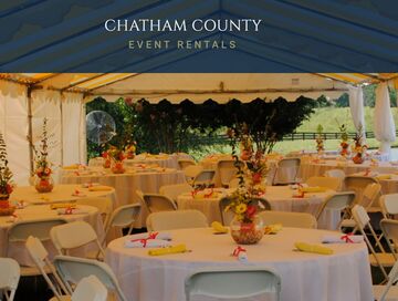 Chatham County Event Rentals - Party Tent Rentals - Pittsboro, NC - Hero Main